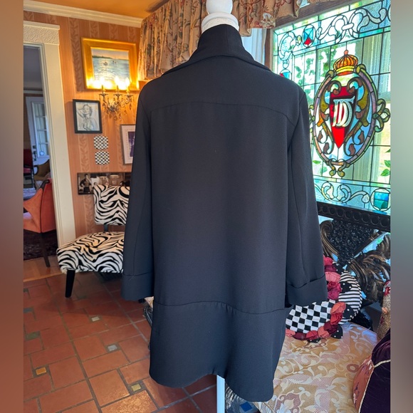 Elaine Rose Black Oversized Blazer Jacket - Picture 2 of 3